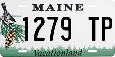 ME license plate 1279TP
