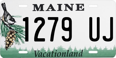 ME license plate 1279UJ