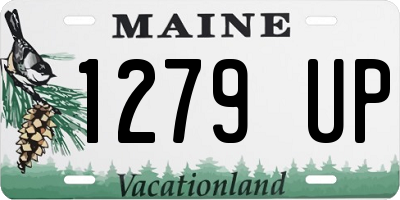 ME license plate 1279UP
