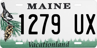 ME license plate 1279UX