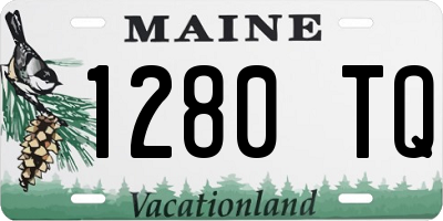 ME license plate 1280TQ