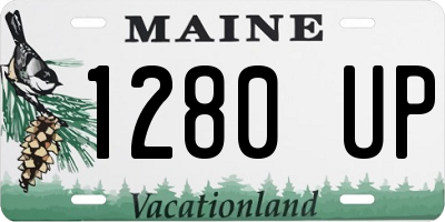 ME license plate 1280UP