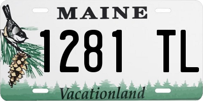 ME license plate 1281TL