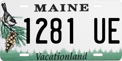 ME license plate 1281UE