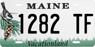 ME license plate 1282TF