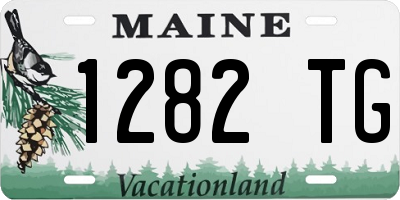 ME license plate 1282TG