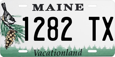 ME license plate 1282TX