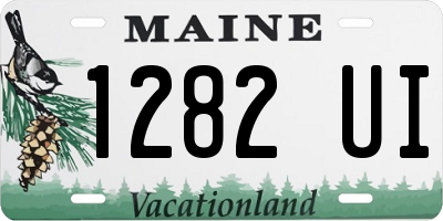 ME license plate 1282UI
