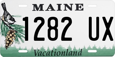ME license plate 1282UX