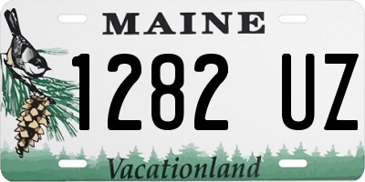 ME license plate 1282UZ