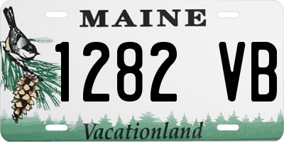 ME license plate 1282VB