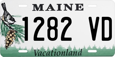 ME license plate 1282VD