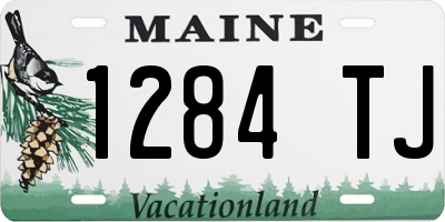 ME license plate 1284TJ