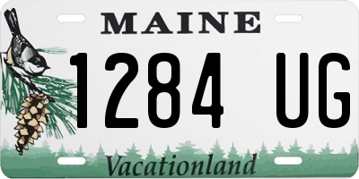 ME license plate 1284UG