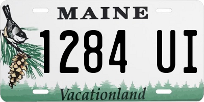 ME license plate 1284UI