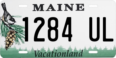 ME license plate 1284UL