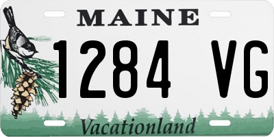 ME license plate 1284VG