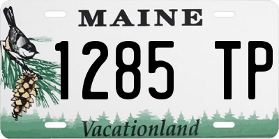 ME license plate 1285TP
