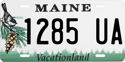 ME license plate 1285UA