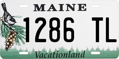 ME license plate 1286TL