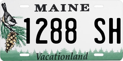 ME license plate 1288SH