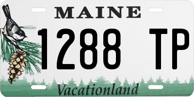 ME license plate 1288TP
