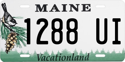 ME license plate 1288UI
