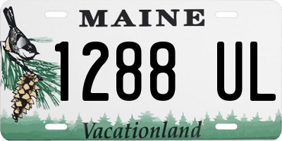 ME license plate 1288UL