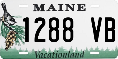 ME license plate 1288VB