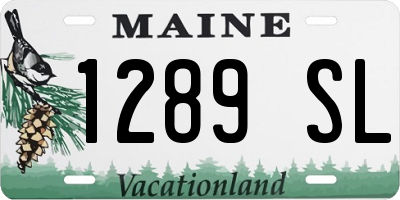ME license plate 1289SL