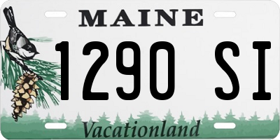 ME license plate 1290SI