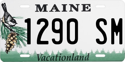 ME license plate 1290SM