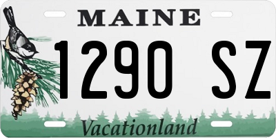 ME license plate 1290SZ