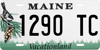 ME license plate 1290TC