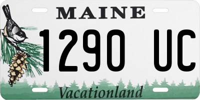 ME license plate 1290UC