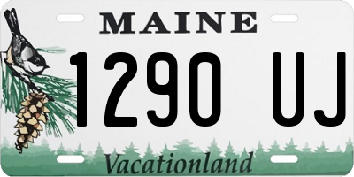 ME license plate 1290UJ