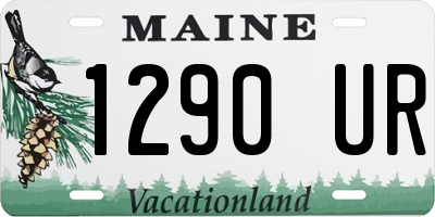ME license plate 1290UR