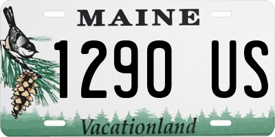 ME license plate 1290US