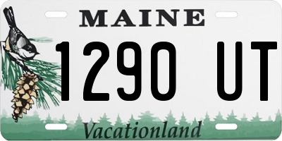 ME license plate 1290UT