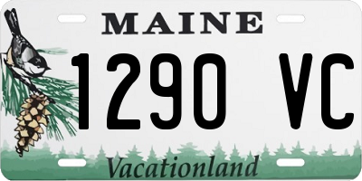 ME license plate 1290VC