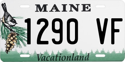 ME license plate 1290VF