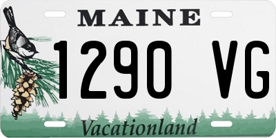 ME license plate 1290VG