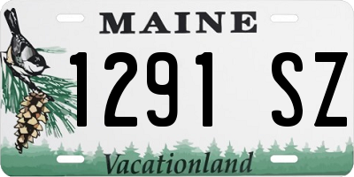 ME license plate 1291SZ