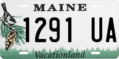 ME license plate 1291UA