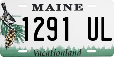 ME license plate 1291UL