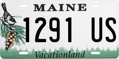 ME license plate 1291US