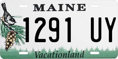 ME license plate 1291UY