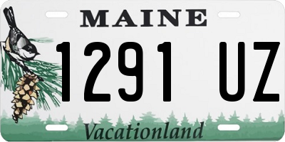 ME license plate 1291UZ