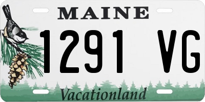 ME license plate 1291VG