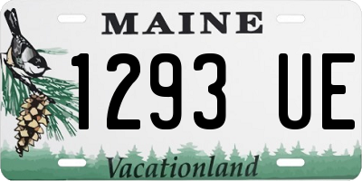 ME license plate 1293UE